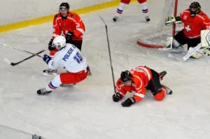 Zápas o bronz: Švýcarsko1 1 1:8 Česko